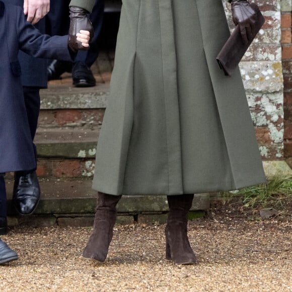 Catherine (Kate) Middleton, princesse de Galles - La famille royale d'Angleterre assiste au service religieux de Noël à l'église St Mary Magdalene à Sandringham, Norfolk, Royaume Uni, le 25 décembre 2022. 