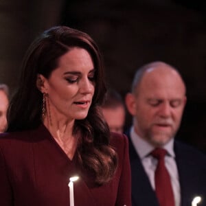 Catherine (Kate) Middleton, princesse de Galles- La famille royale d'Angleterre assiste à une messe de Noel à l'abbaye de Westminster à Londres le 15 décembre 2022. 