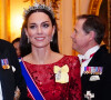 Catherine Kate Middleton, princesse de Galles - La famille royale d'Angleterre lors de la réception des corps diplômatiques au palais de Buckingham à Londres. 