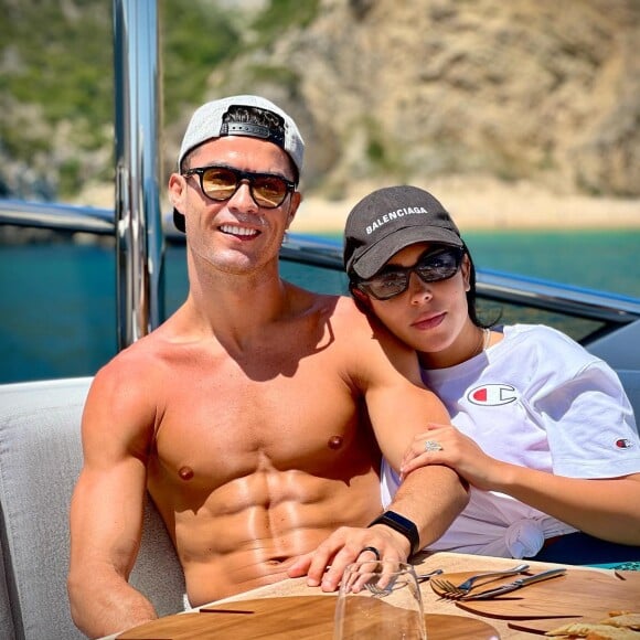 Cristiano Ronaldo et sa compagne Georgina Rodriguez.