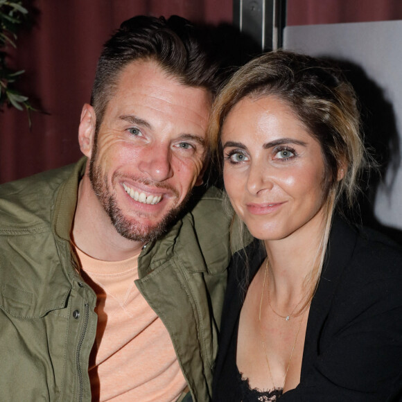 Exclusif - Norbert Tarayre et sa compagne Abi - Soirée de lancement de l'agence Upper Talent, filiale de Banijay Talent au Marta à Paris, France, le 19 octobre 2021. © Christophe Clovis / Bestimage