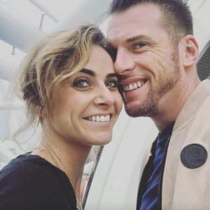 Norbert Tarayre avec sa compagne Abi - Instagram