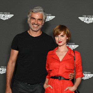 François Vincentelli et sa compagne Alice Dufour - Avant-première du film "Top Gun Maverick" à l'UGC Normandie à Paris le 19 mai 2022. © Coadic Guirec/Bestimage