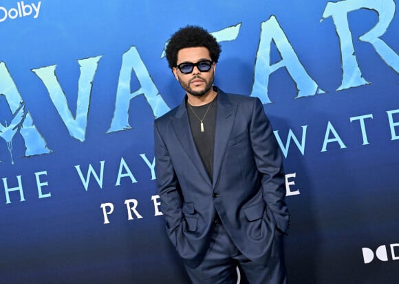 The Weeknd à la première du film "Avatar 2 : La voie de l'eau" de la société de production 20th Century Studios au théâtre Dolby à Hollywood, Los Angeles, Californie, Etats-Unis, le 12 décembre 2022. 