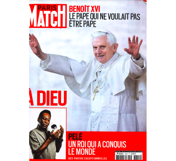 Couverture de "Paris Match" du jeudi 5 janvier 2023