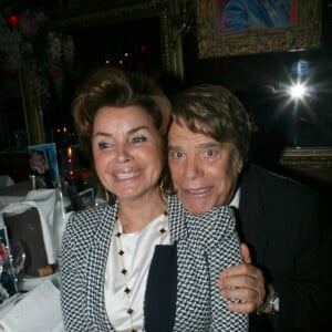Bernard Tapie et sa femme Dominique - Michou fête ses 85 ans et les 60 ans de son cabaret à Paris le 20 juin 2016. 