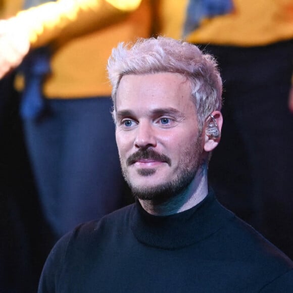 M. Pokora - Les personnalités se mobilisent lors de la 36ème édition du Téléthon sur le plateau de France 2, avec pour parrain K.Adams, le 3 décembre 2022. © Coadic GUIREC / Bestimage