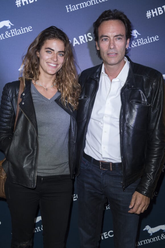 Exclusif - Anthony Delon et sa fille Alyson Le Borges - Inauguration de la boutique Harmont & Blaine à Paris