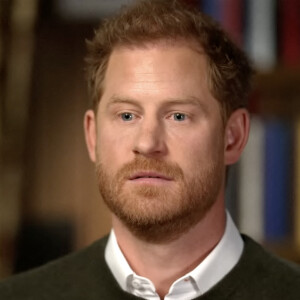 Bande-annonce de l'interview du prince Harry, duc de Sussex, par Anderson Cooper pour l'émission "60 Minuts" qui sera diffusée le 8 janvier 2023, deux jours avant la sortie de l'autobiographie du prince "Spare" ("Le Suppléant").