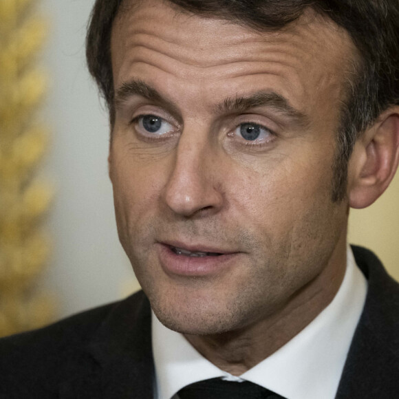 Conférence de presse commune du président Emmanuel Macron et du premier ministre du Cambodge Hun Sen au palais de l'Elysée à Paris le 13 décembre 2022. © Eliot Blondet / Pool / Bestimage