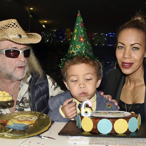 Michel Polnareff fête le 6e anniversaire de son fils Louka avec sa compagne Danyellah au Domaine de Verchant à Castelnau-le-Lez près de Montpellier le 28 décembre 2016. © Romain Canot / Bestimage