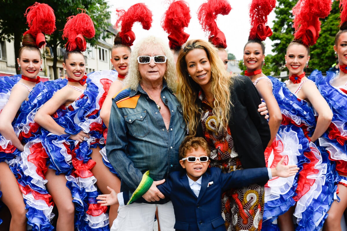 Photo Michel Polnareff sa compagne Danyellah et leur fils Louka e édition de la course