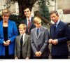 Archives - Le prince Charles, Lady Diana et leurs enfants, le prince William et le prince Harry.