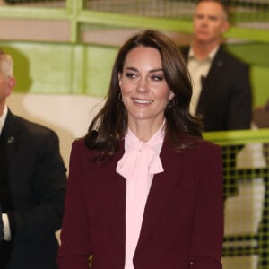 Kate Catherine Middleton, princesse de Galles - Le prince et la princesse de Galles en visite au centre Roca à Chelsea dans le Massachusetts, à l'occasion de leur voyage officiel aux Etats-Unis. Le 1er décembre 2022 