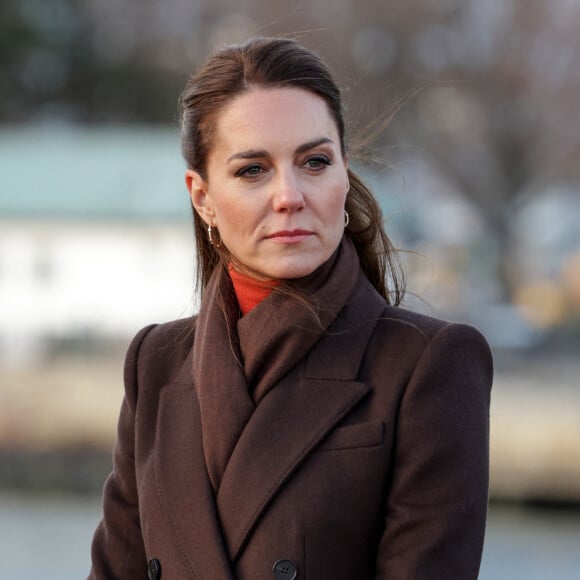 Kate Catherine Middleton, princesse de Galles, en visite sur le port de Boston, à l'occasion de son déplacement officiel aux Etats-Unis. 