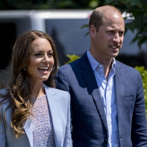 Kate Catherine Middleton, duchesse de Cambridge, et le prince William, duc de Cambridge, en visite au musée Fitzwilliam de l'Université de Cambridge. Le 23 juin 2022 