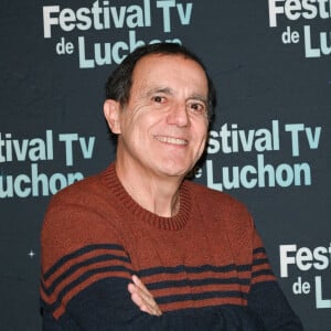 Thierry Beccaro - Conférence de presse du Festival TV de Luchon au Studio Harcourt à Paris. Le 10 janvier 2023 © Coadic Guirec / Bestimage