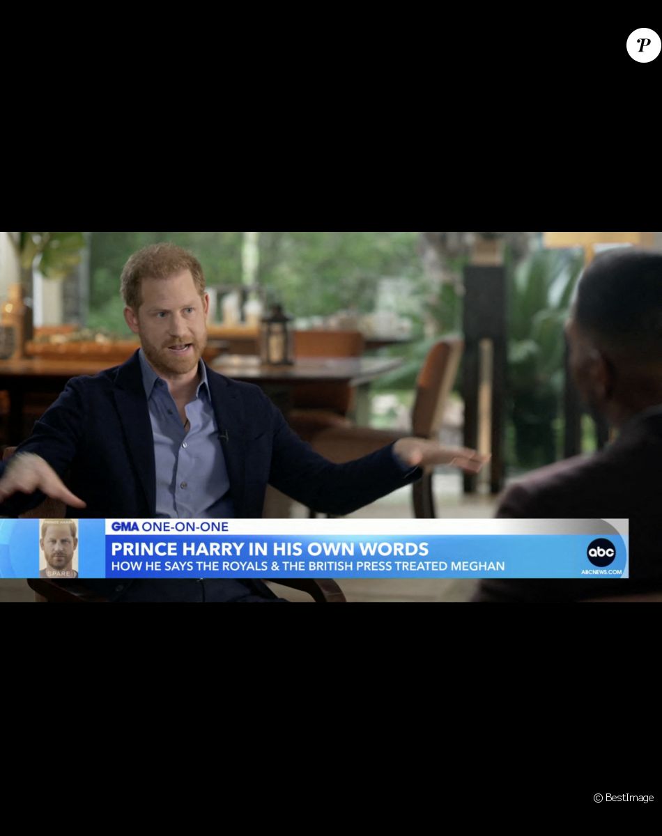 Images de l'émission "Good Morning America" avec le prince Harry. © JLPPA/Bestimage