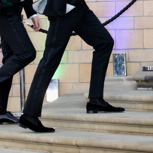 Le prince William, duc de Cambridge, le prince Harry, duc de Sussex, à la première de la série Netflix "Our Planet" au Musée d'Histoires Naturelles à Londres, le 4 avril 2019. 