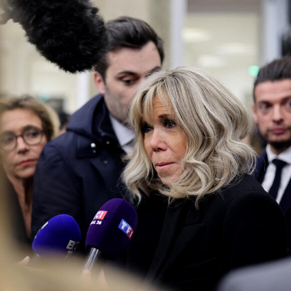 Exclusif - Brigitte Macron lors de la soirée de gala au profit de la fondation Olena Zelenska à la salle Pleyel à Paris le 13 décembre 2022. © Dominique Jacovides / Bestimage