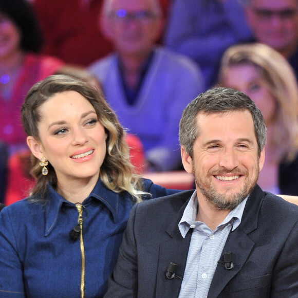 Exclusif - Marion Cotillard et Guillaume Canet - Enregistrement de l'émission "Vivement Dimanche prochain" présentée par M.Drucker © Guillaume Gaffiot / Bestimage