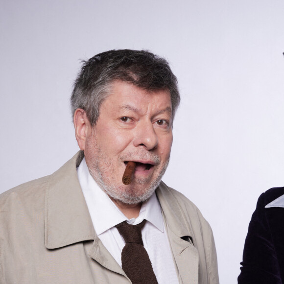Exclusif - Regis Laspales, Laurent Gerra - Studio - Enregistrement de l'émission "La Fine Equipe : Le retour!" à Paris, diffusée le 14 janvier sur France 2. Le 3 novembre 2022 © Cyril Moreau-Tiziano Da Silva / Bestimage