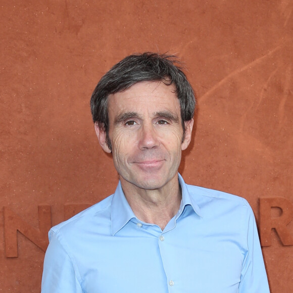 David Pujadas au village lors des internationaux de tennis de Roland Garros à Paris le 8 juin 2018. © Cyril Moreau / Bestimage