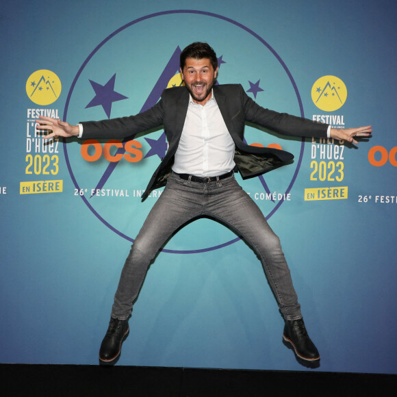Christophe Beaugrand - Cérémonie d'ouverture du 26e Festival international du film de comédie de l'Alpe d'Huez le 16 janvier 2023. © Dominique Jacovides / Bestimage