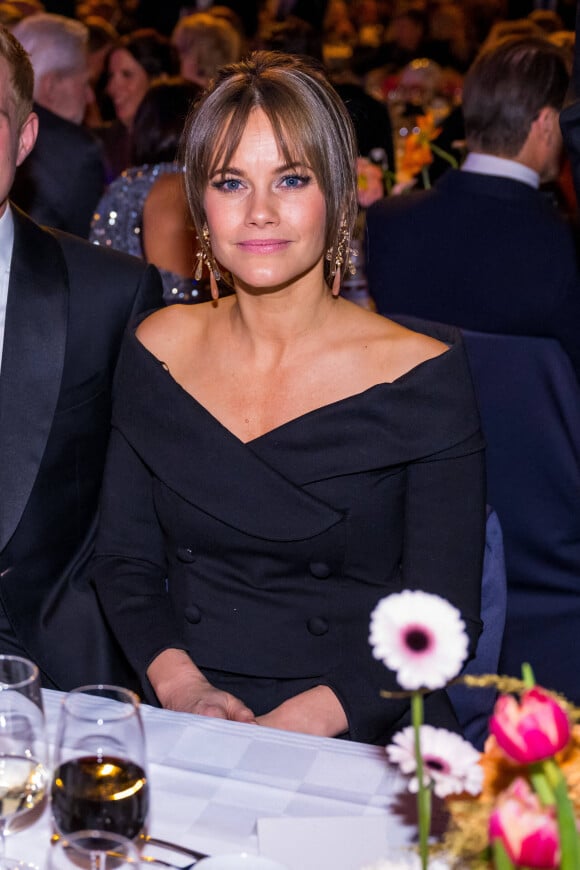 La princesse Sofia de Suède - Soirée de gala Svenska idrottsgalan 2023 à l'arena Avicii à Stockholm le 16 janvier 2023. 