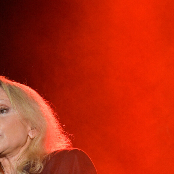 Exclusif - Véronique Sanson en concert pour le festival du château de Solliès-Pont, France, le 17 juillet 2021. © Patrick Carpentier/Bestimage 