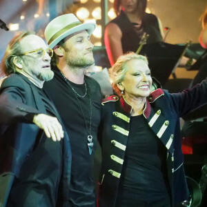 Stephen et Christopher Stills - Véronique Sanson en concert pour l'ouverture du festival des Francofolies de La Rochelle. Le 11 juillet 2018 