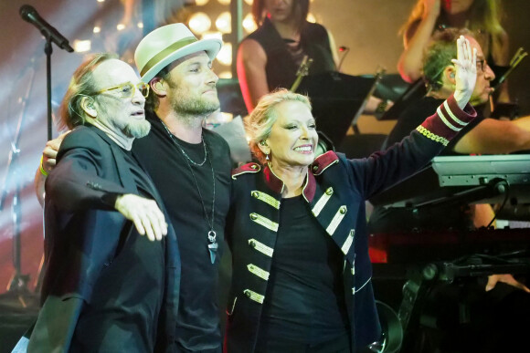 Stephen et Christopher Stills - Véronique Sanson en concert pour l'ouverture du festival des Francofolies de La Rochelle. Le 11 juillet 2018 