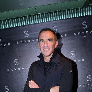 Exclusif - Nikos Aliagas à la Winter Party au rooftop Skybar Paris à l'hôtel Pullman Montparnasse à Paris le 6 décembre 2022. © Rachid Bellak / Bestimage 