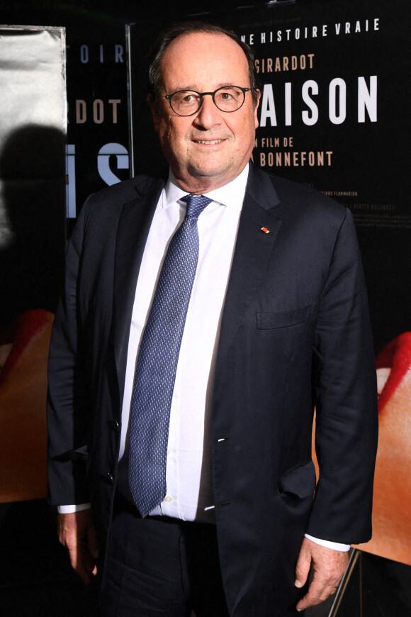 François Hollande - Avant-première du film "La Maison" à l'UGC Ciné Cité Les Halles à Paris le 8 novembre 2022. © Pierre Perusseau / Bestimage