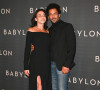 Tomer Sisley et sa femme Sandra à la première du film "Babylon" au cinéma Le Grand Rex à Paris, France, le 14 janvier 2023. © Coadic Guirec/Bestimage