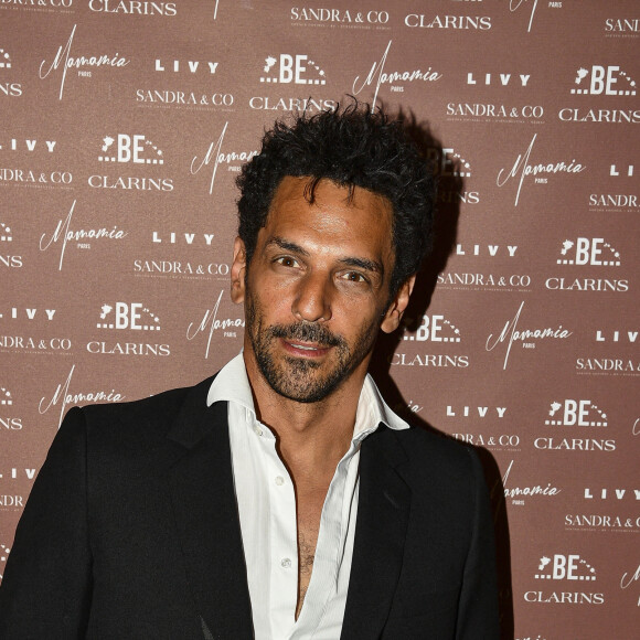 Exclusif - Tomer Sisley - Soirée du 49ème anniversaire de Sandra Sisley (né le 25 avril) et les 6 ans de "Retrouvite" avec son mari Tomer au restaurant Mamamia à Paris le 12 mai 2022. Après deux ans de pandémie,la reine des nuits parisiennes à fait battre le coeur du tout Paris en donnant une soirée inoubliable. Jeudi soir, Sandra Sisley réunissait ses amis pour célébrer ses 6 ans de passion avec la beauté du bordel (T. Sisley) ainsi que ses 49 bougies au Mamamia, nouveau restaurant branché du groupe Yeels autour d'un dîner aux saveurs italiennes, orchestré par le chef Olivier Dupuis. Une fête sous le signe de l'amour et de la rigolite qui a rassemblé les talents d'aujourd'hui et de demain. Les partenaires de cette soirée sont: Clarins, Livi, Be, et Mac. © Pierre Perusseau/Bestimage