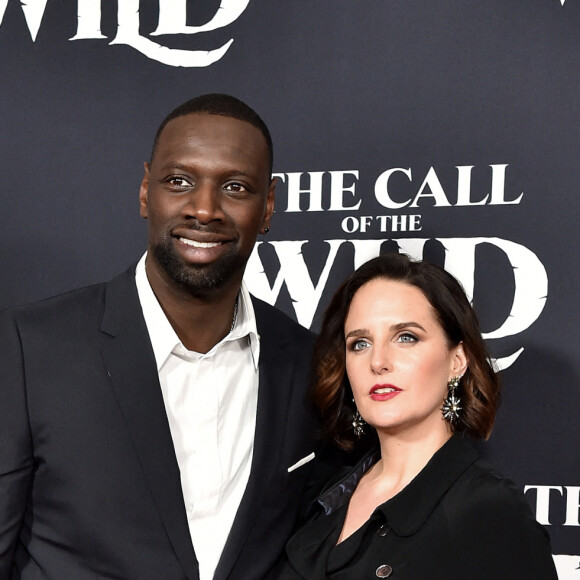 Omar Sy et sa femme Hélène à la première du film "The Call of the Wild" à Los Angeles, le 13 février 2020. 