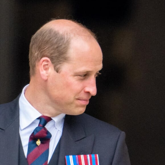 Le prince William, duc de Cambridge, et Catherine (Kate) Middleton, duchesse de Cambridge - Les membres de la famille royale et les invités lors de la messe célébrée à la cathédrale Saint-Paul de Londres, dans le cadre du jubilé de platine (70 ans de règne) de la reine Elisabeth II d'Angleterre. Londres, le 3 juin 2022. 