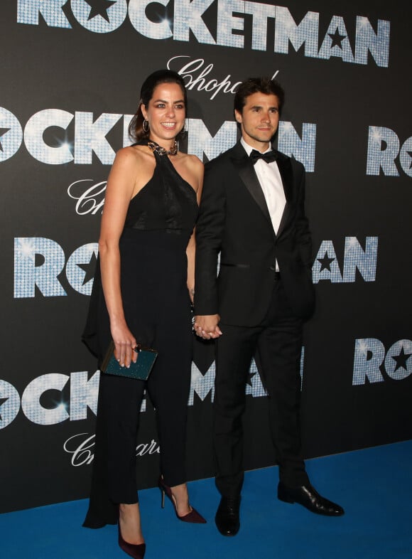 Anouchka Delon et son compagnon Julien Dereims - Soirée du film "Rocketman" sur la plage du Carlton lors du 72ème Festival International du Film de Cannes, le 16 mai 2019. © Denis Guignebourg/Bestimage 