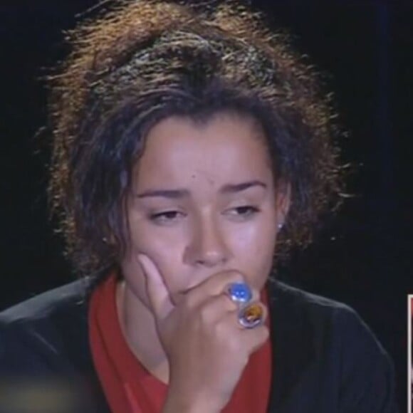 Chimène Badi réagit à son passage dans "Popstars", dans "Les Enfants de la télé", le 22 janvier 2023, sur France 2