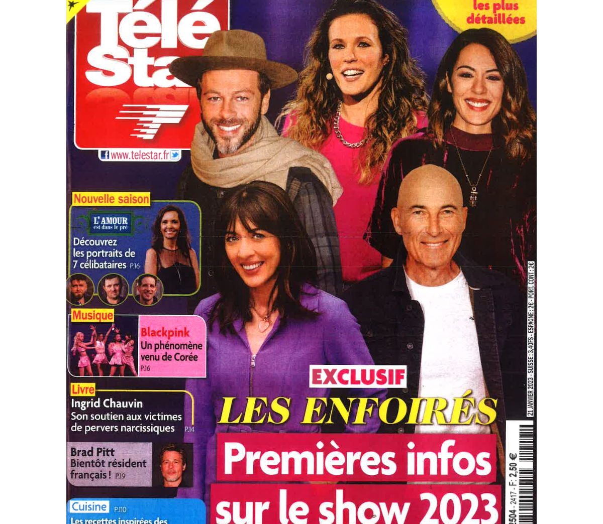 Photo Couverture Du Nouveau Numéro Du Magazine Télé Star Paru Le 23 Janvier 2023 Purepeople