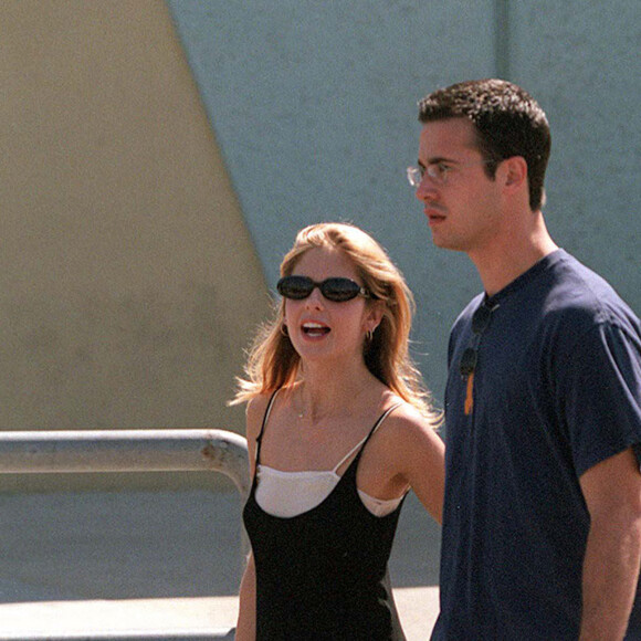 Freddie Prinze Jr et Sarah Michelle Gellar à Los Angeles le 28 septembre 2000.