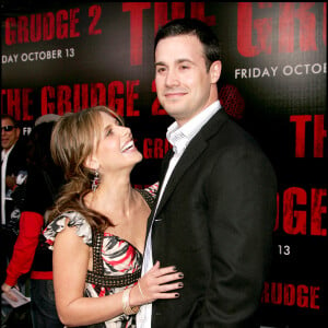 Sarah Michelle Gellar et Freddie Prinze Jr à la première du film the grudge 2 à Buena Park le 8 octobre 2006.