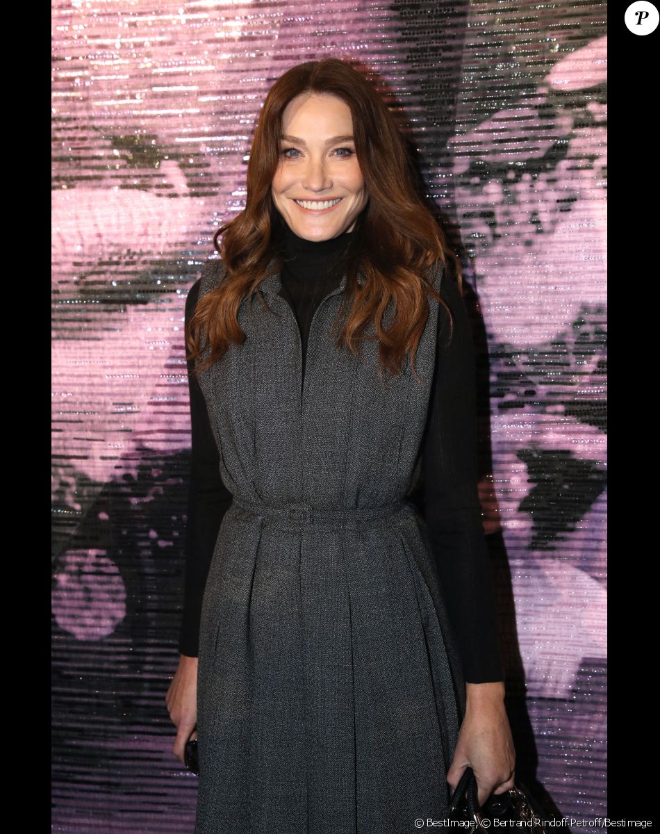 Carla Bruni - Photocall au défilé de mode Haute-Couture Christian Dior au musée Rodin lors de la Fashion Week Printemps-été 2023 de Paris, France, le 23 janvier 2023. © Bertrand Rindoff Petroff/Bestimage
