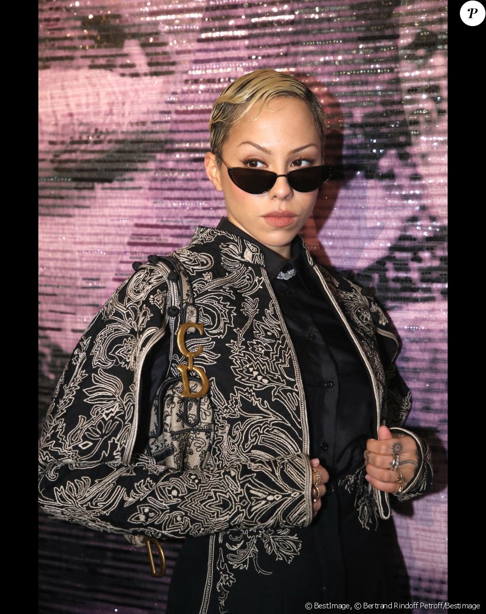 Poppy Ajudha - Photocall au défilé de mode Haute-Couture Christian Dior au musée Rodin lors de la Fashion Week Printemps-été 2023 de Paris, France, le 23 janvier 2023. © Bertrand Rindoff Petroff/Bestimage