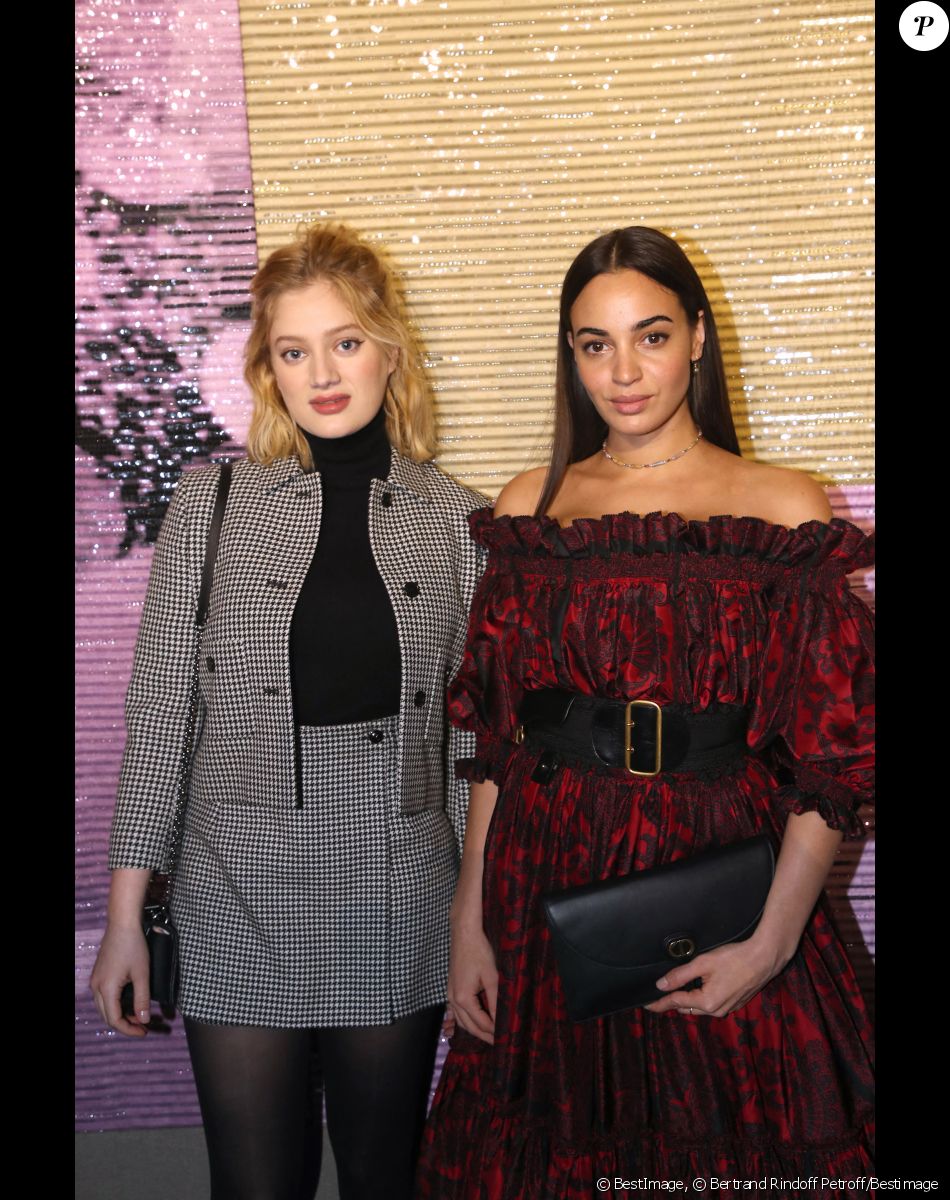 Nadia Tereszkiewicz et Souheila Yacoub - Photocall au défilé de mode Haute-Couture Christian Dior au musée Rodin lors de la Fashion Week Printemps-été 2023 de Paris, France, le 23 janvier 2023. © Bertrand Rindoff Petroff/Bestimage