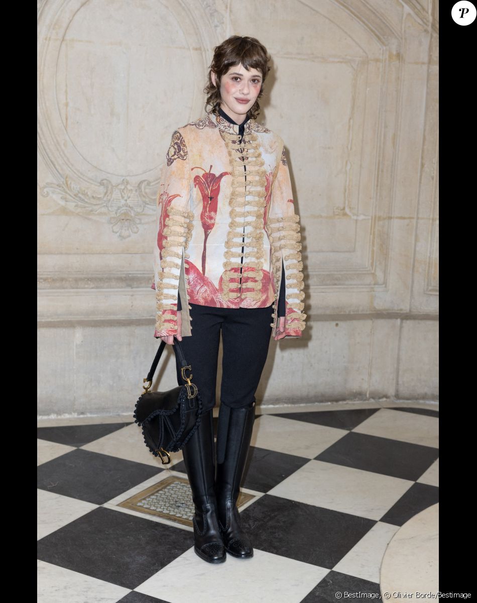Mathilde Warnier - Photocall au défilé de mode Haute-Couture Christian Dior au musée Rodin lors de la Fashion Week Printemps-été 2023 de Paris, France, le 23 janvier 2023. © Olivier Borde/Bestimage
