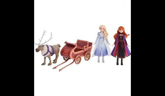 Les princesse partent en promenade avec ce coffret la Reine des neiges 2 Disney poupées Elsa, Anna et Sven