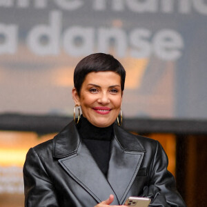 Exclusif - Cristina Cordula - Sorties du défilé de mode Haute-Couture Stéphane Rolland au Théâtre National de Chaillot lors de la Fashion Week Printemps-été 2023 de Paris, France, le 24 janvier 2023. © Pierre Perusseau/Bestimage 