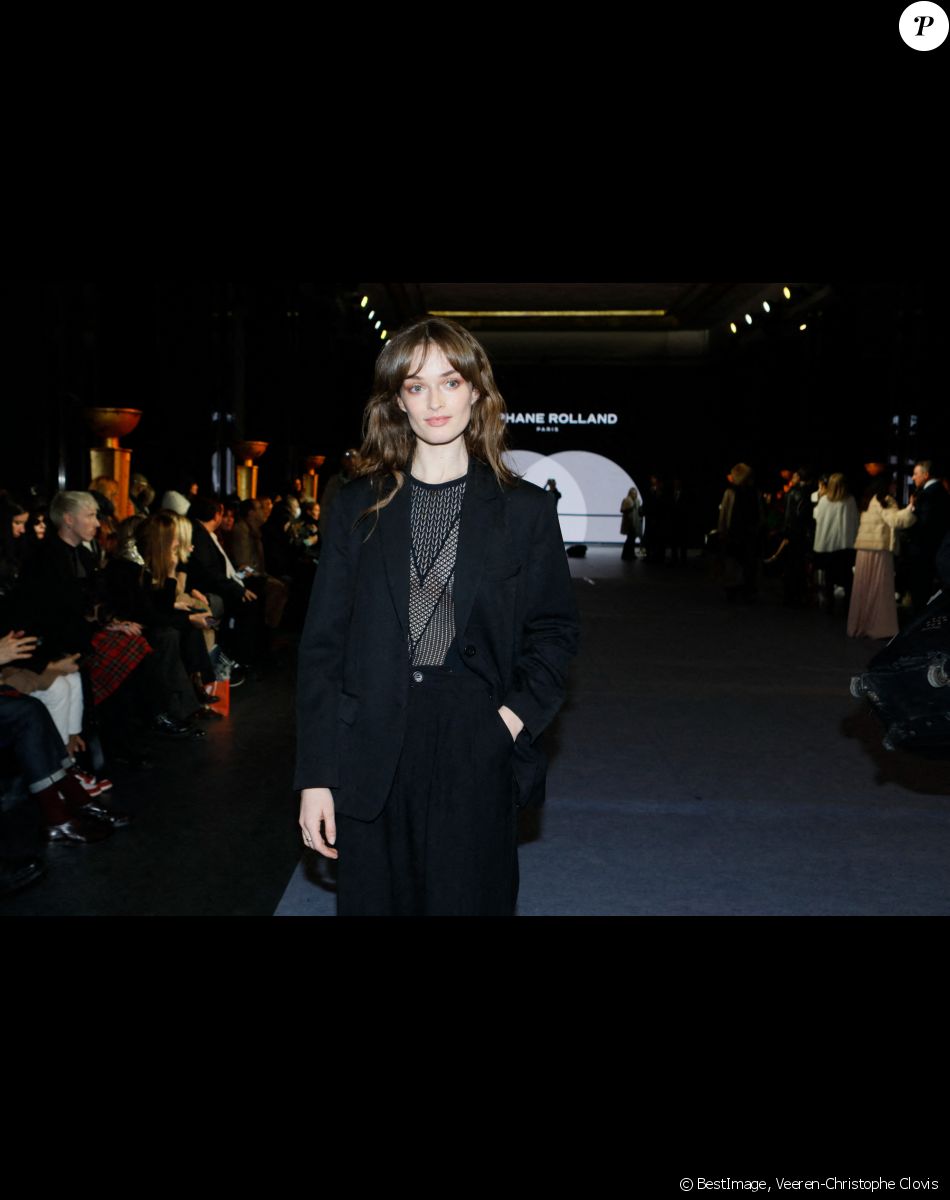 Anaëlle Duguet - People au défilé de mode Haute-Couture "Stéphane Rolland" au Théâtre de Chaillot lors de la fashion week à Paris. Le 24 janvier 2023 © Veeren-Christophe Clovis / Bestimage